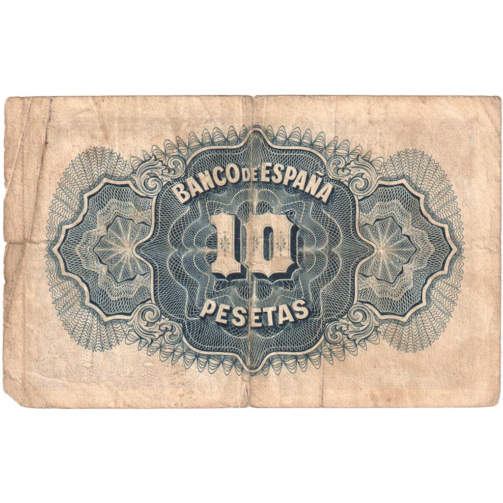 Spagna, 10 Pesetas, B