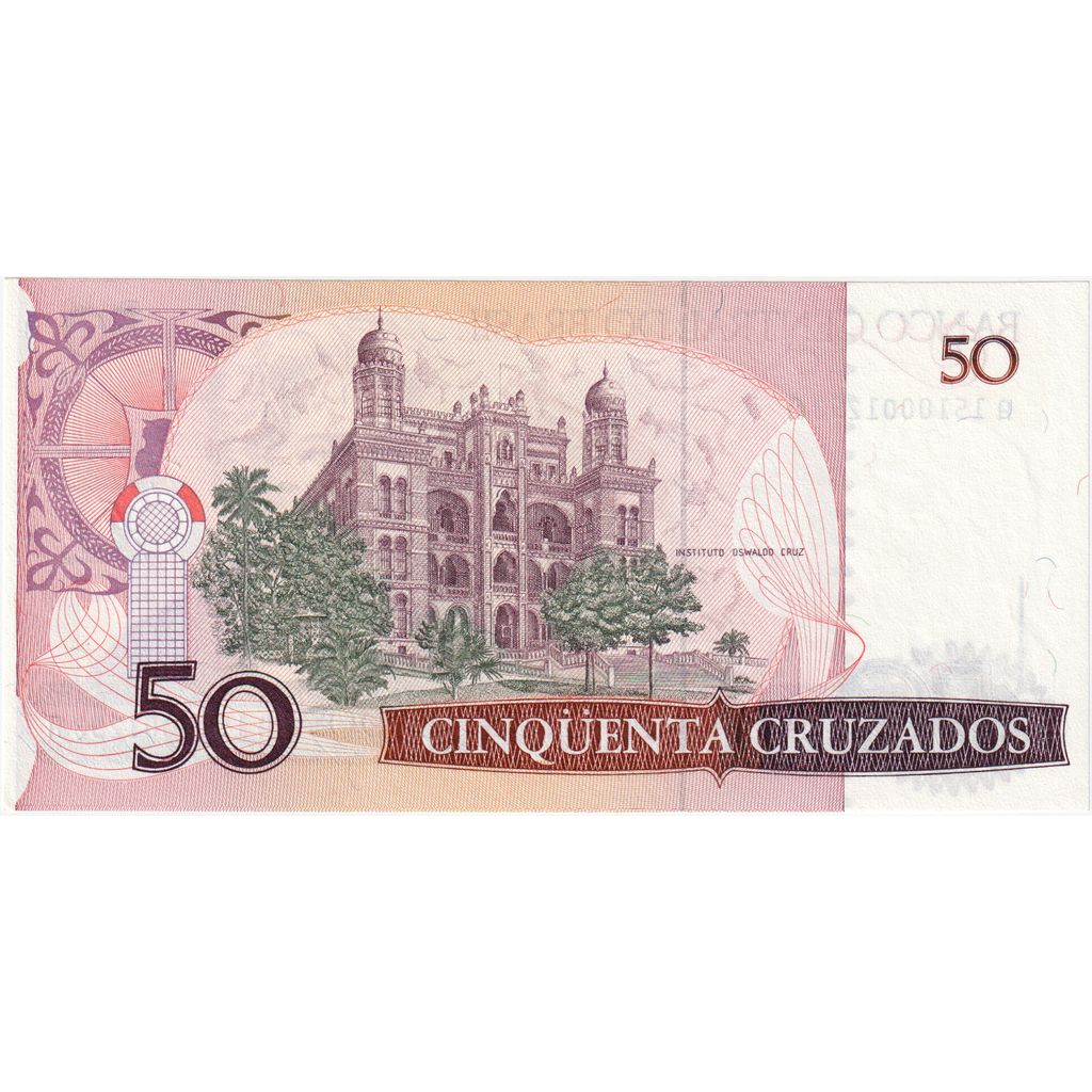 Brazil, 50 Cruzados, UNC(65-70)
