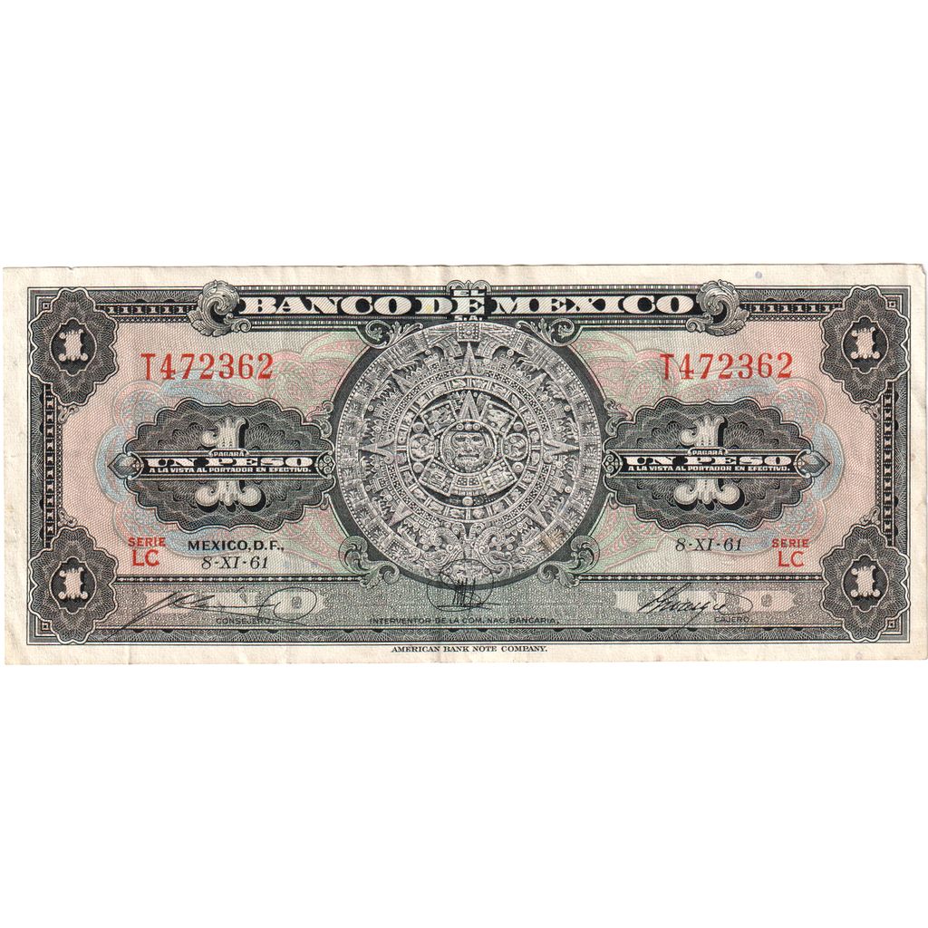 Mexique, 1 Peso, 1969-08-27, SPL