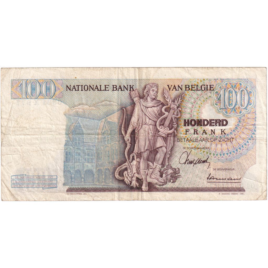 Belgio, 100 Francs, 1962-05-16, MB