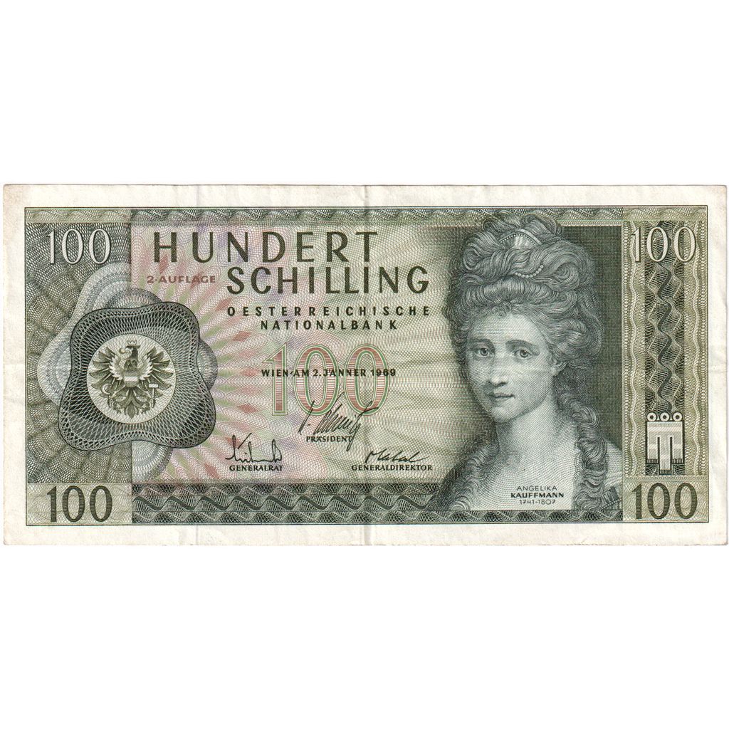 Austria, 100 Schilling, 1969-01-02, BB