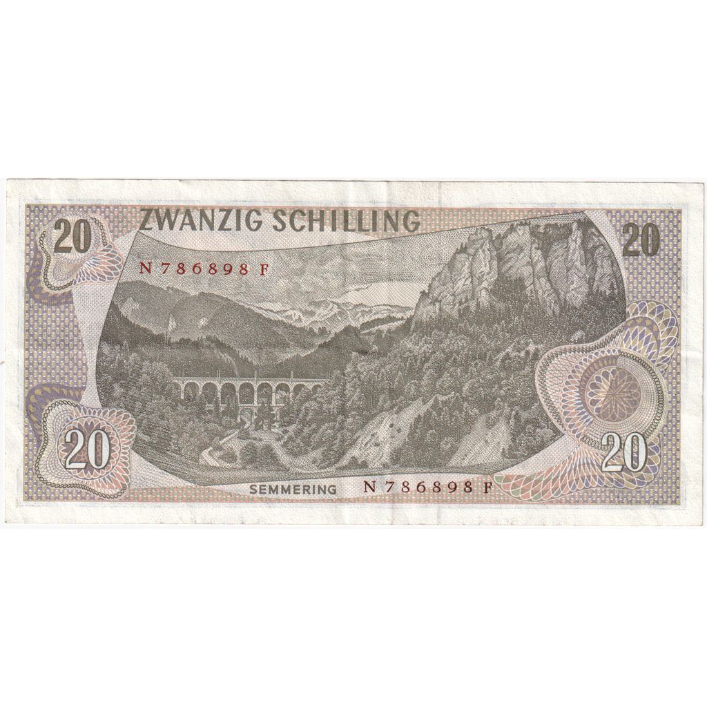 Österreich, 20 Schilling, 1967-07-02, S
