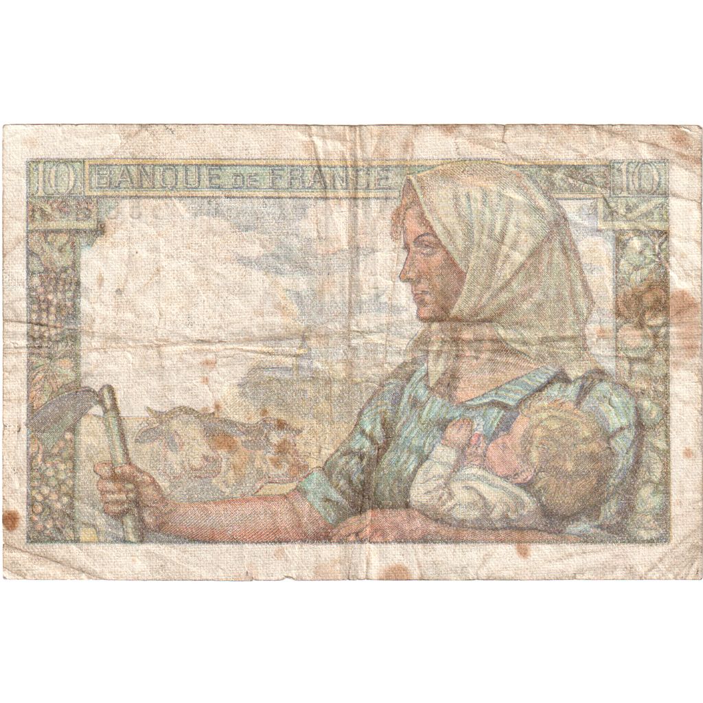 Frankreich, 10 Francs, Mineur, 1949-06-30, D.205, S+