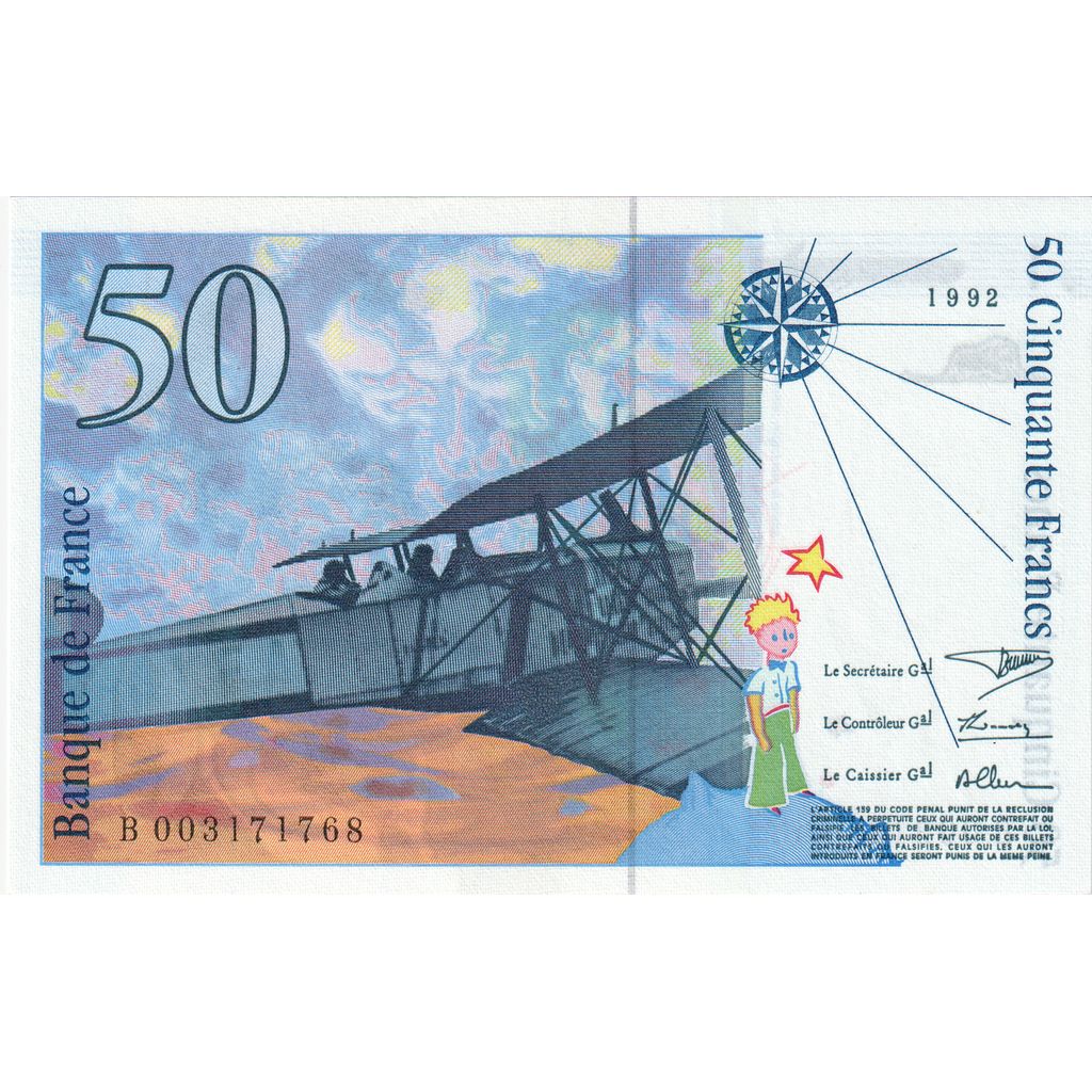 Francia, 50 Francs, B003171768, FDS