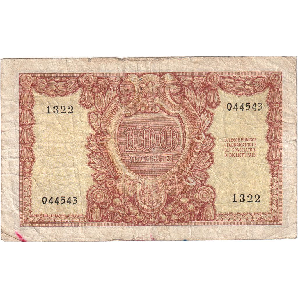 Italien, 100 Lire, 1951-12-31, S