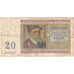 Belgique, 20 Francs, 1956-04-03, B