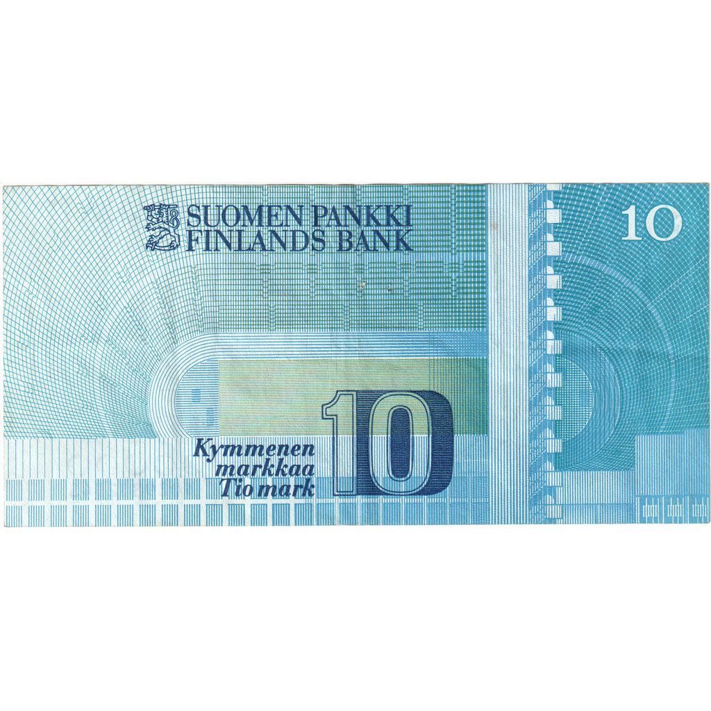 Finlandia, 10 Markkaa, 1986, BC+