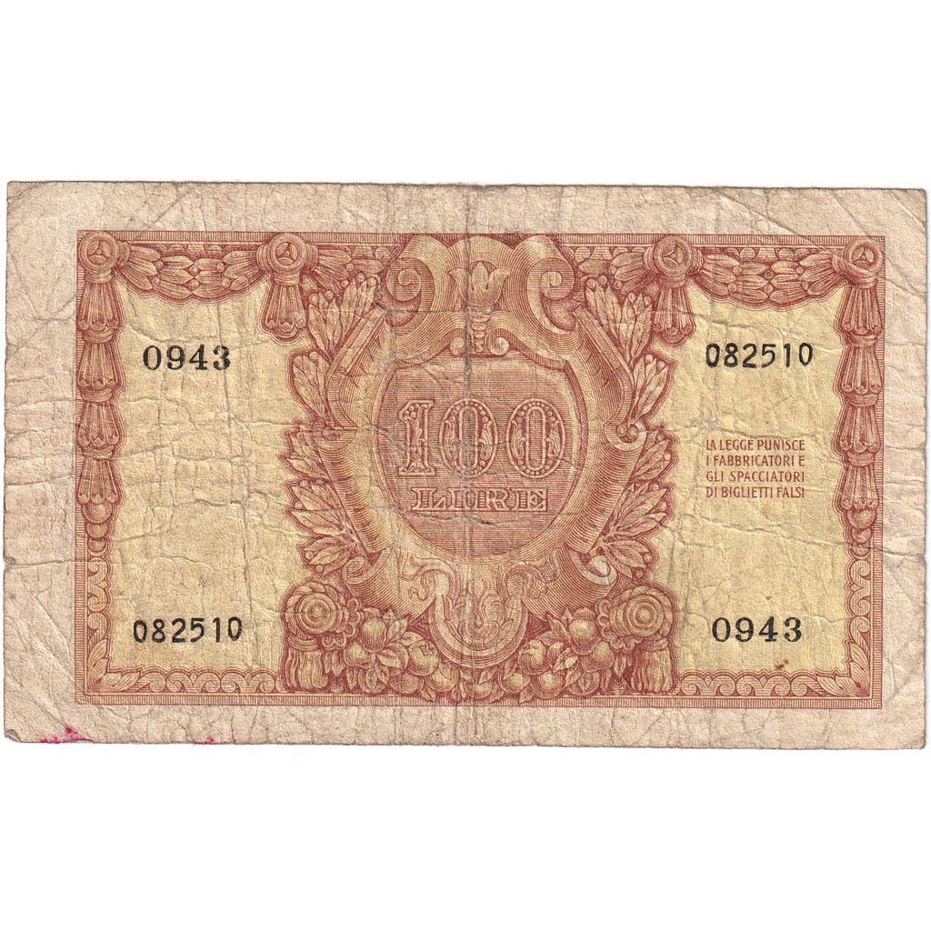 Italia, 100 Lire, 1951-12-31, B