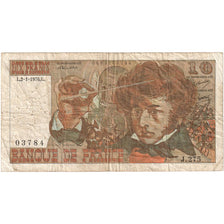 França, 10 Francs, Berlioz, 1976-01-02, J.275, VG(8-10)