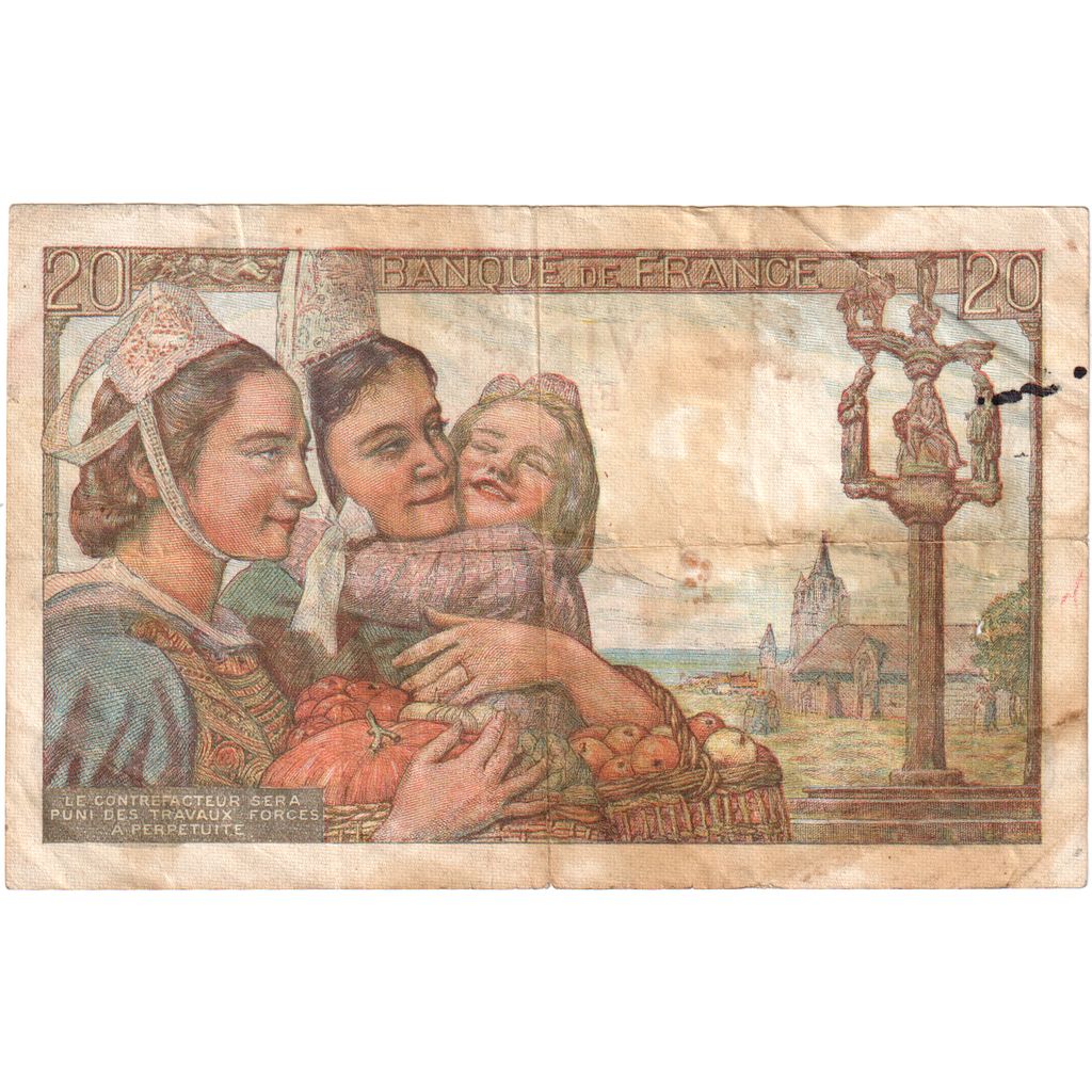 Francia, 20 Francs, 1948-01-29, E.177, MB