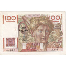 France, 100 Francs, Jeune Paysan, 1952-02-07, X.429, TTB