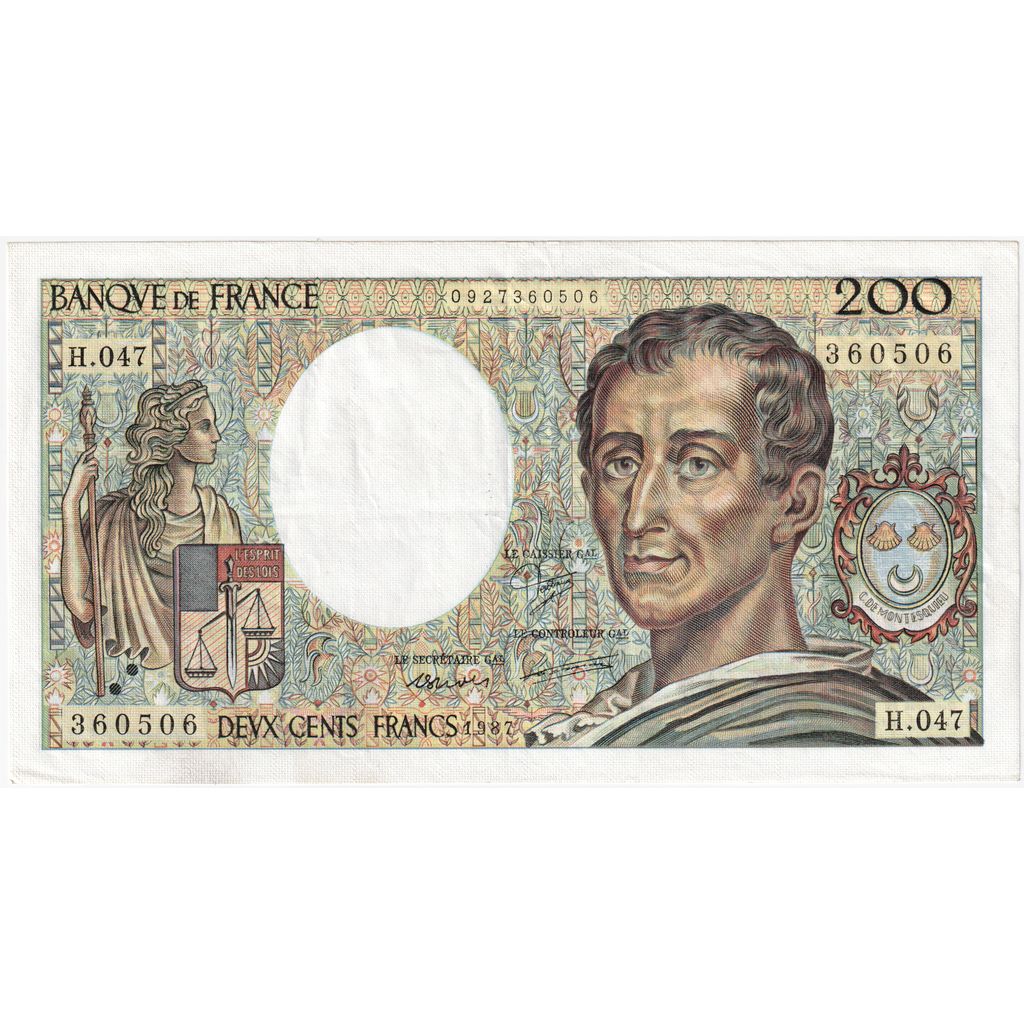 Frankrijk, 200 Francs, Montesquieu, H.047, TTB