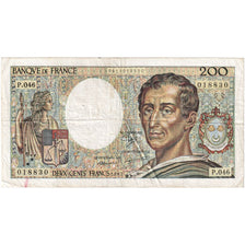 France, 200 Francs, Montesquieu, P.046, VF(20-25)