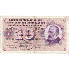 Switzerland, 10 Franken, 1968-05-15, VF(20-25)