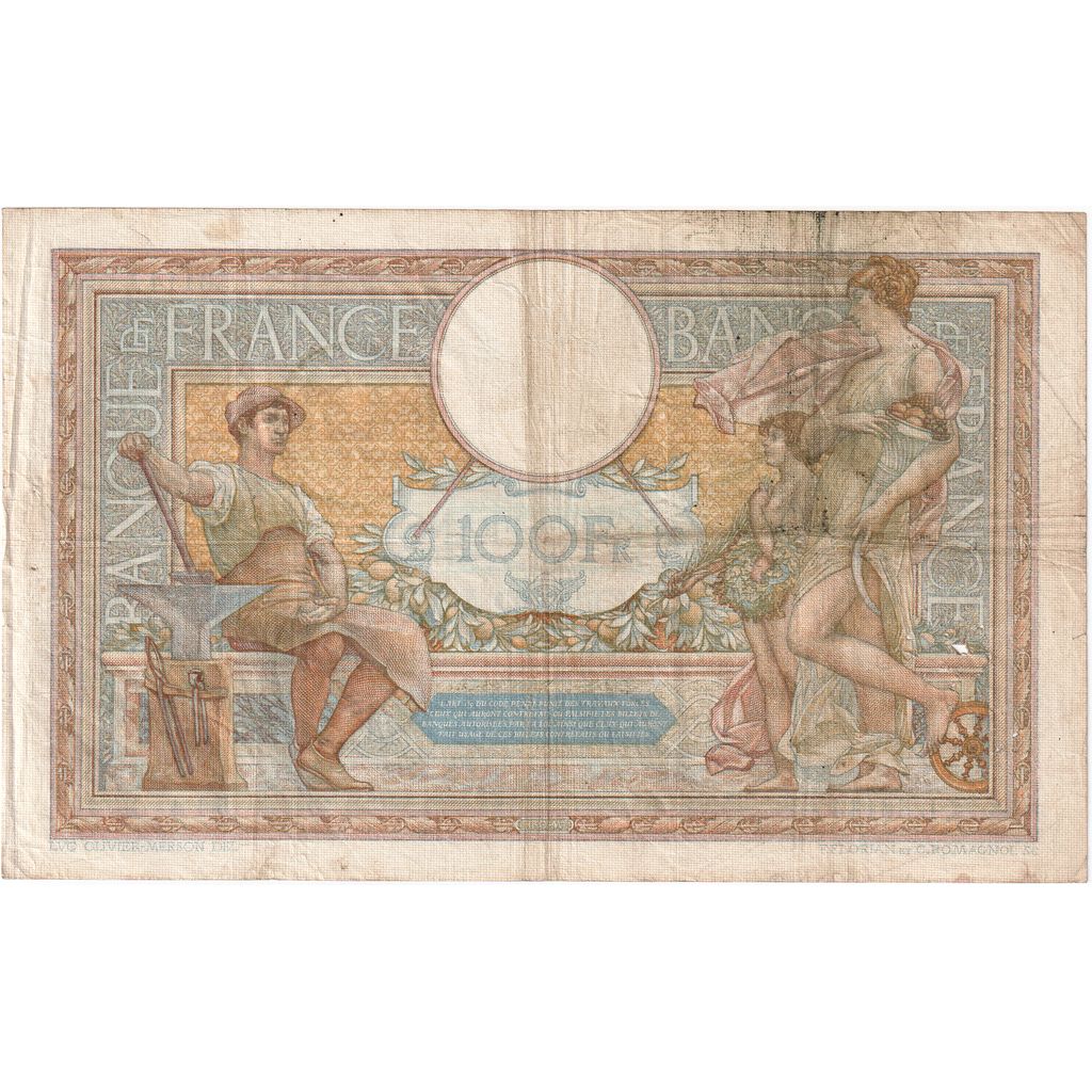 France, 100 Francs, Luc Olivier Merson, 1939-05-19, L.56114, TB