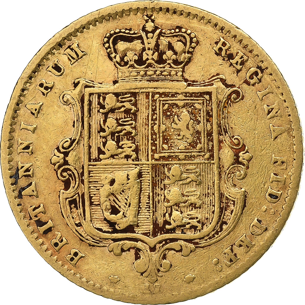 Great Britain, Victoria, 1/2 Sovereign, 1872, Gold, VF(30-35), KM:735.2
