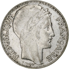 Frankreich, 20 Francs, Turin, 1933, Paris, Rameaux longs, Silber, SS+