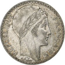Francia, 20 Francs, Turin, 1934, Paris, Argento, BB+, Gadoury:852, KM:879