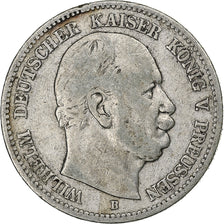 Stati tedeschi, PRUSSIA, Wilhelm I, 2 Mark, 1876, Breslau, Argento, MB+, KM:506