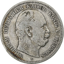 German States, PRUSSIA, Wilhelm I, 2 Mark, 1876, Cleves, Silver, VF(30-35)