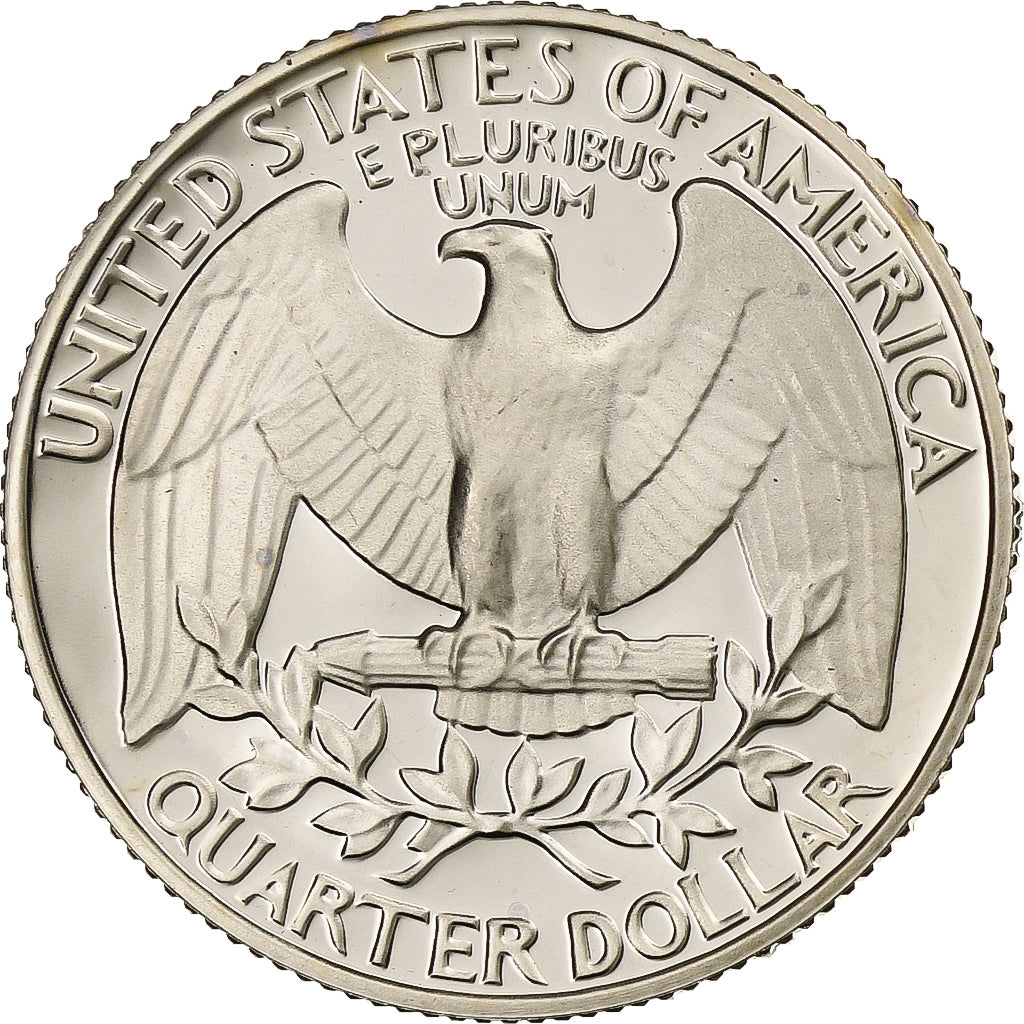 Estados Unidos da América, Quarter, Washington, 1984, U.S. Mint, Proof, Cobre