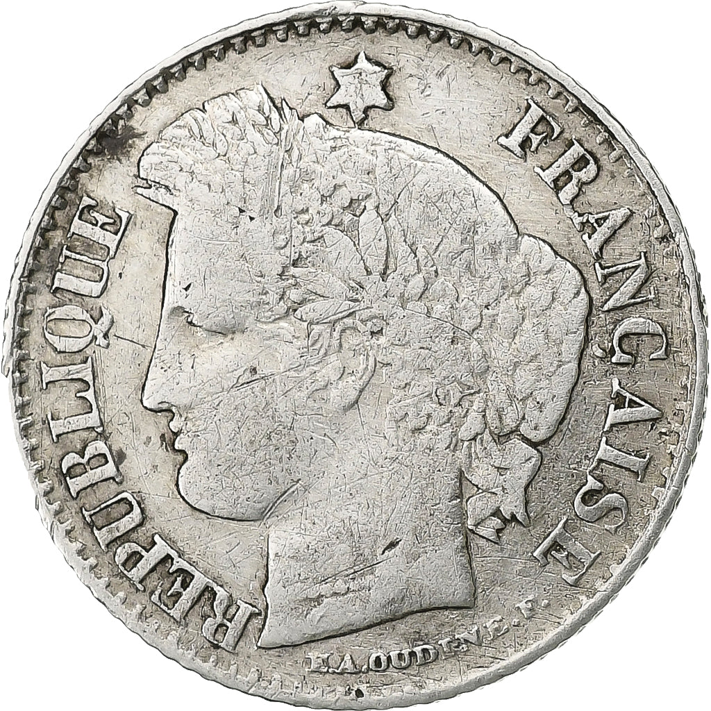 France, 20 Centimes, Cérès, 1851, Paris, Argent, TTB, Gadoury:303, KM:758.1