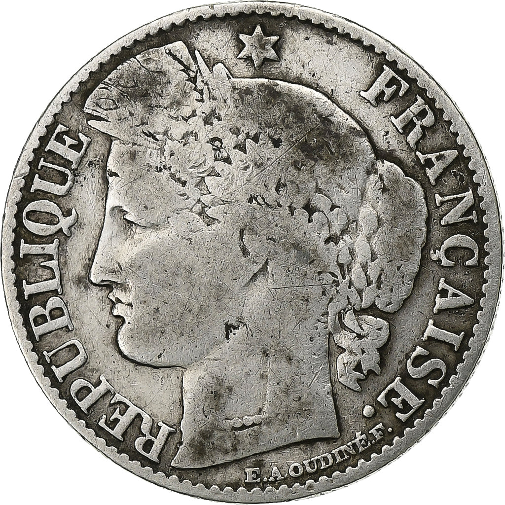 France, 50 Centimes, Cérès, 1895, Paris, Argent, TB+, Gadoury:419a, KM:834.1