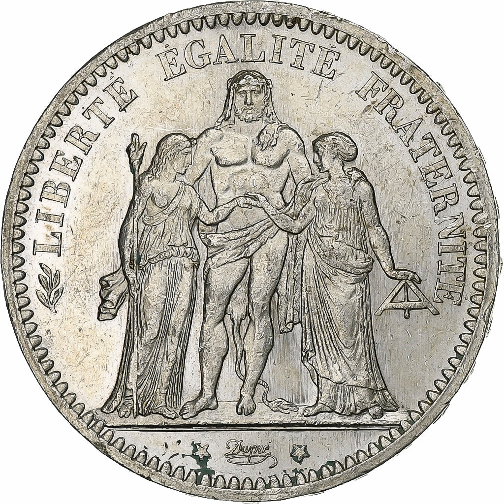 France, 5 Francs, Hercule, 1873, Paris, Argent, TTB+, Gadoury:745a, KM:820.1