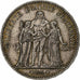 Francia, 5 Francs, Hercule, 1875, Paris, Plata, MBC, Gadoury:745a, KM:820.1