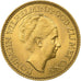 Países Bajos, Wilhelmina I, 10 Gulden, 1925, Oro, EBC, KM:162
