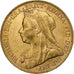 Great Britain, Victoria, Sovereign, 1898, Gold, AU(50-53), KM:785