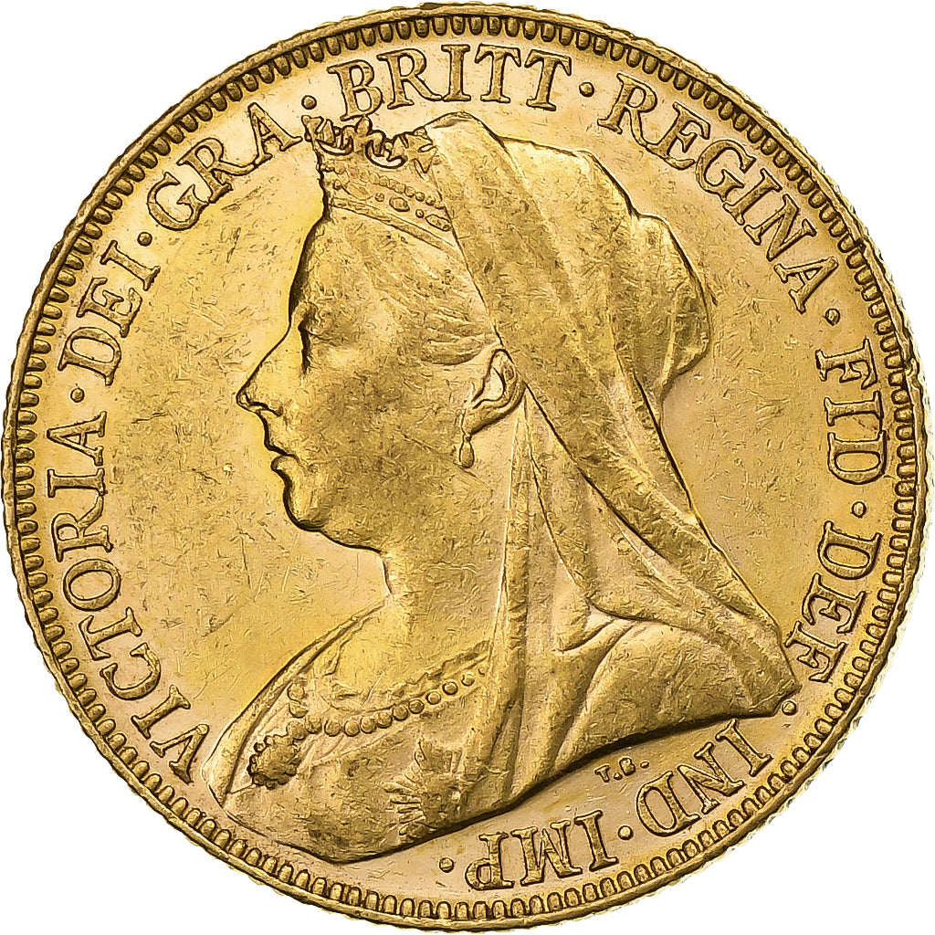 Australie, Victoria, Sovereign, 1897, Melbourne, Or, SUP, KM:13