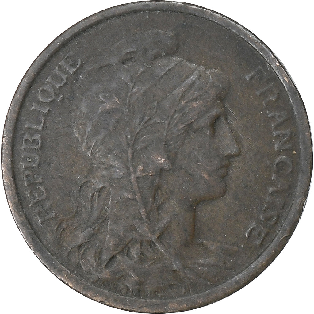 França, Centime, Dupuis, 1912, Paris, Bronze, VF(30-35), Gadoury:90, KM:840