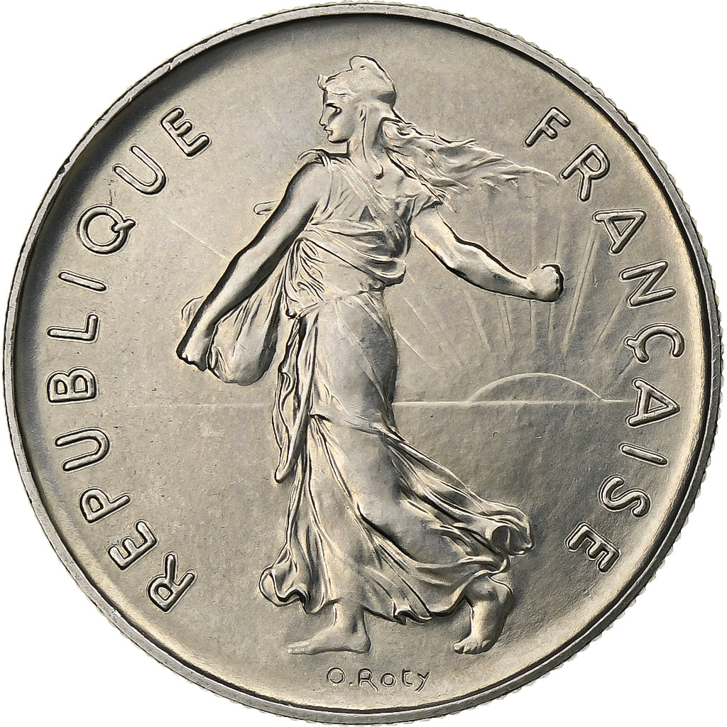 Frankreich, 5 Francs, Semeuse, 1981, Paris, Nickel Clad Copper-Nickel, STGL