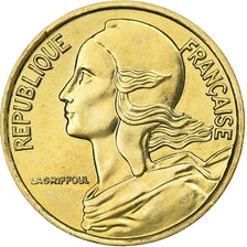 France, 5 Centimes, Marianne, 2001, Paris, Aluminum-Bronze, MS(65-70)