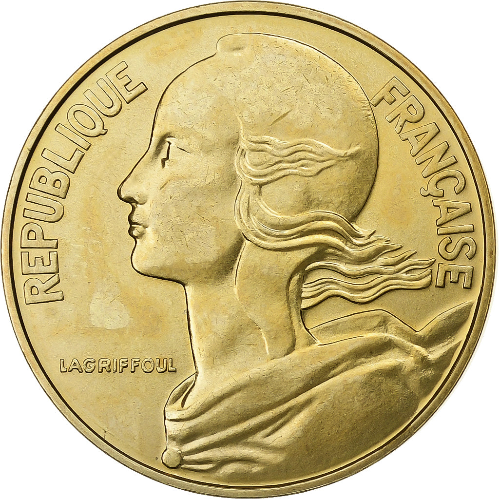 Francja, 20 Centimes, Marianne, 1979, Paris, Aluminium-Brąz, MS(65-70)