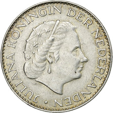 Pays-Bas, Juliana, Gulden, 1966, Argent, TTB, KM:184