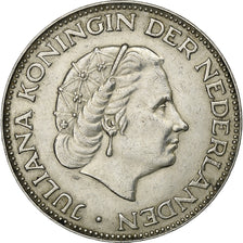 Netherlands, Juliana, 2-1/2 Gulden, 1959, Silver, AU(50-53), KM:185