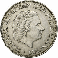 Netherlands, Juliana, 2-1/2 Gulden, 1960, Silver, EF(40-45), KM:185