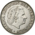 Netherlands, Juliana, 2-1/2 Gulden, 1962, Silver, AU(50-53), KM:185