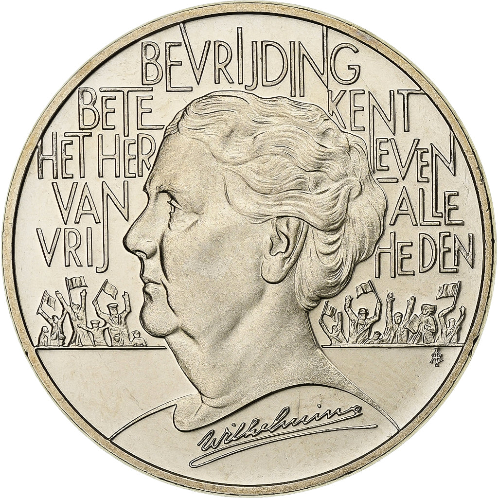Holandia, Beatrix, 10 Ecu, 1995, Utrecht, Proof, Miedź-Nikiel, MS(65-70)