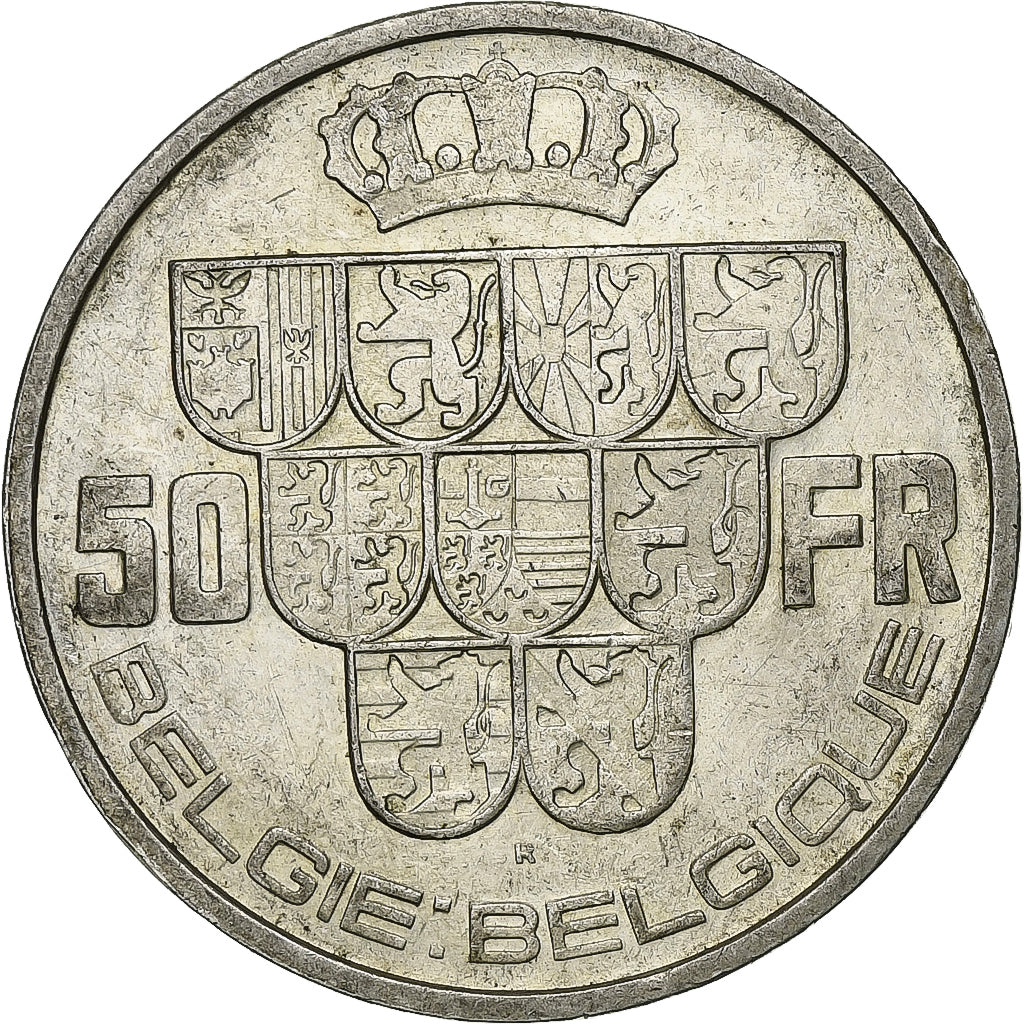 Belgique, Leopold III, 50 Francs, 50 Frank, 1939, Argent, TTB+, KM:122.1