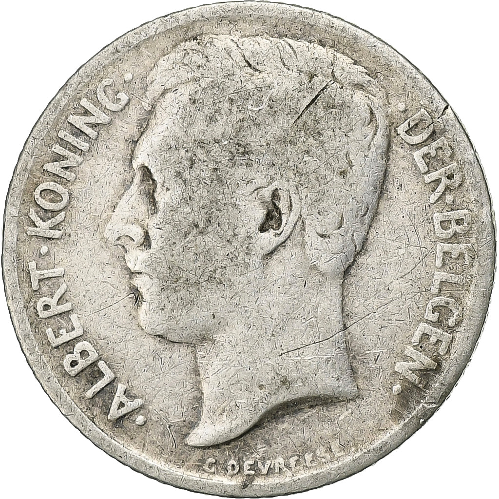 Belgien, Albert I, 50 Centimes, 1911, Silber, S, KM:71