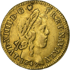 Francja, Louis XIV, Louis d'or à la mèche longue, 1649/48, Paris