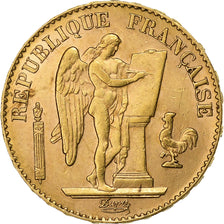 France, 20 Francs, Génie, 1897, Paris, Or, SUP, Gadoury:1063, KM:825
