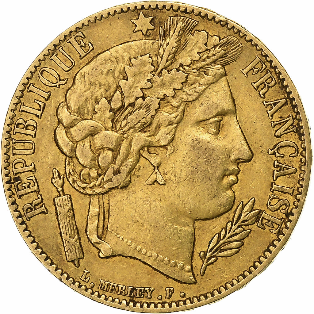 France, 20 Francs, Cérès, 1851, Paris, Or, TTB+, Gadoury:1059, KM:762
