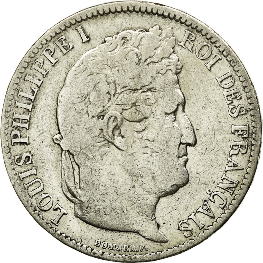Münze, Frankreich, Louis-Philippe, 5 Francs, 1831, Rouen, SGE+, Silber