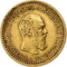 Russia, Alexander III, 5 Roubles, 1893, St. Petersburg, Oro, BB+, KM:42