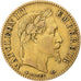 France, Napoleon III, 10 Francs, 1866, Strasbourg, Gold, EF(40-45)
