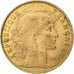 Francia, 10 Francs, Marianne, 1914, Paris, Oro, BB, Gadoury:1017, KM:846